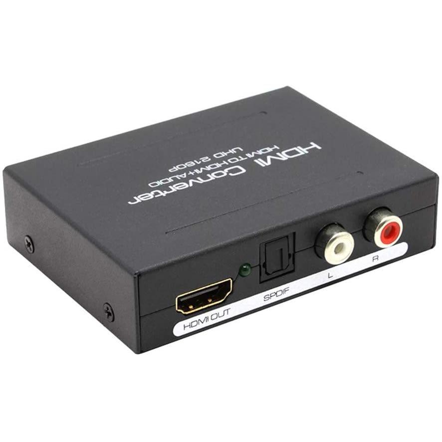Usee HDMIオーディオ分離器 4Kx2K HDMI to HDMI   Optical SPDIF Toslink RCA L R オーディオ分