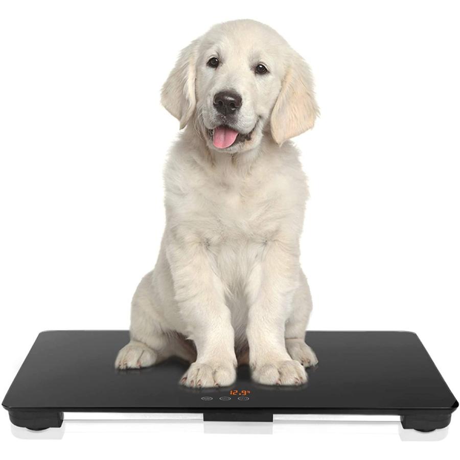 犬用体重計、動物用体重計6545cm、最大体重100kg、精度10g、黒、犬と猫に適しています、無料の滑り止めマット 犬用体重計 動物用体重計6545cm 最大体重100kg 精度10g 黒 犬と猫に適しています 無料の滑り止めマット