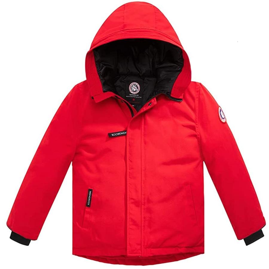 Cxyp キッズ ダウンコート ジャケット ダウン90 フード付き 男の子 女の子 ショート丈 防寒 防風 中綿ジャケット アウター おしゃれ 90