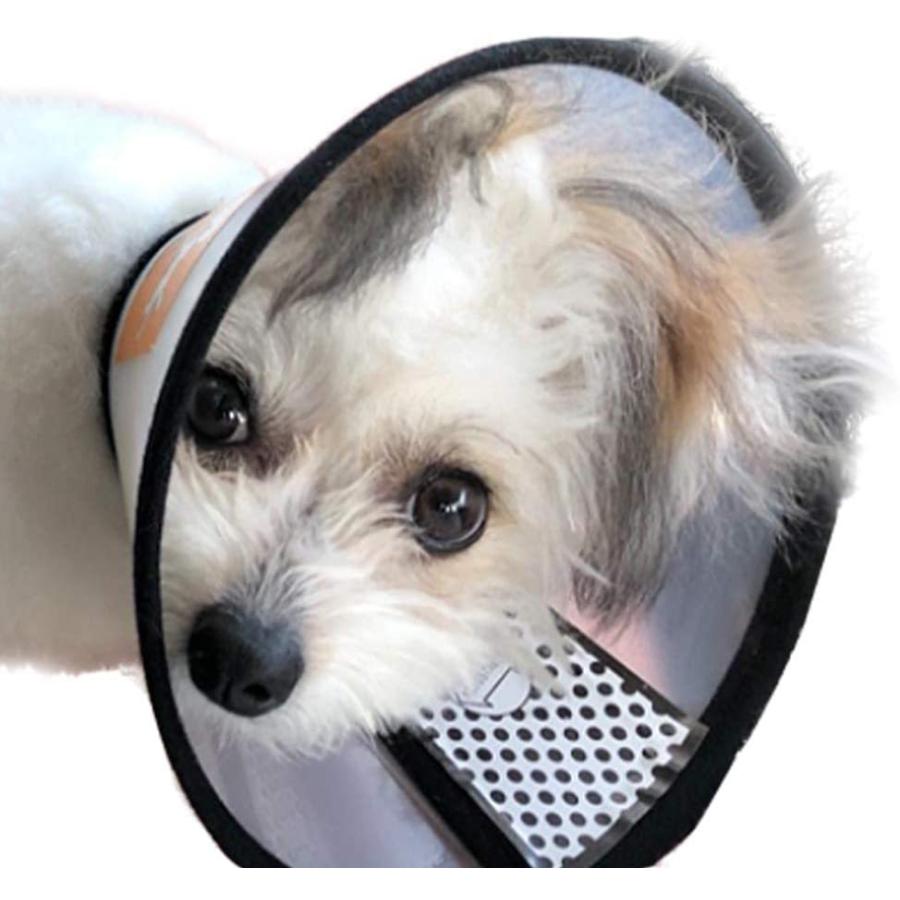 Goods marche ブリーダー推薦 エリザベスカラー 犬猫用 半透明 ソフト ベル型 軽量 (XLサイズ)