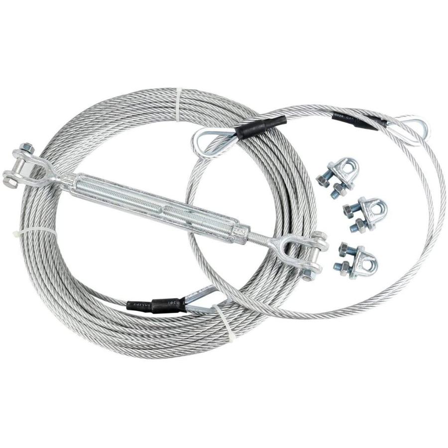 庭で使えるジップライン組み立てセット 95フィート 庭で使えるジップライン組み立てセット 95フィート