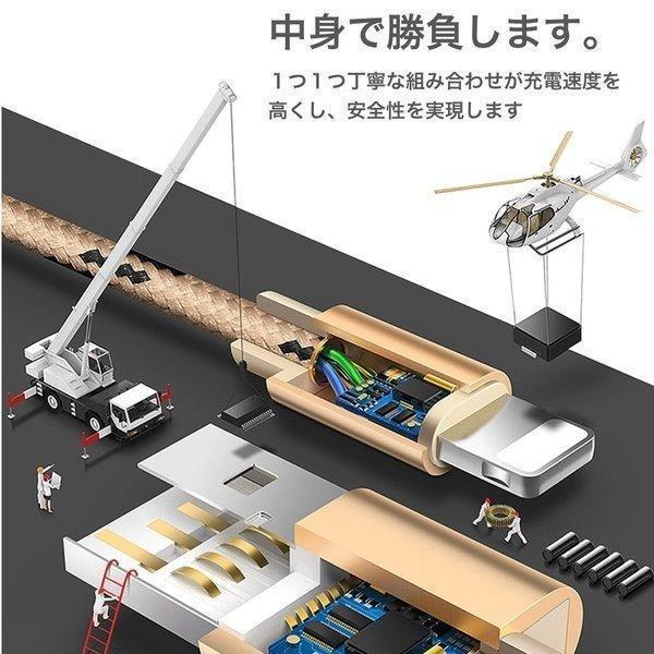 タイプC 充電 ケーブル Type-C 充電器 ナイロン 頑丈 USB アダプタ ポイント消化 急速 Galaxy Xperia Huawei 1m 2m 3m |  | 02