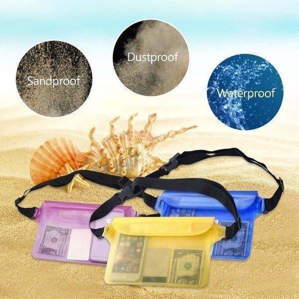 防水ケース 防水ウエストポーチ 完全防水ウエストバッグ アウトドア 海水浴 プール |  | 02
