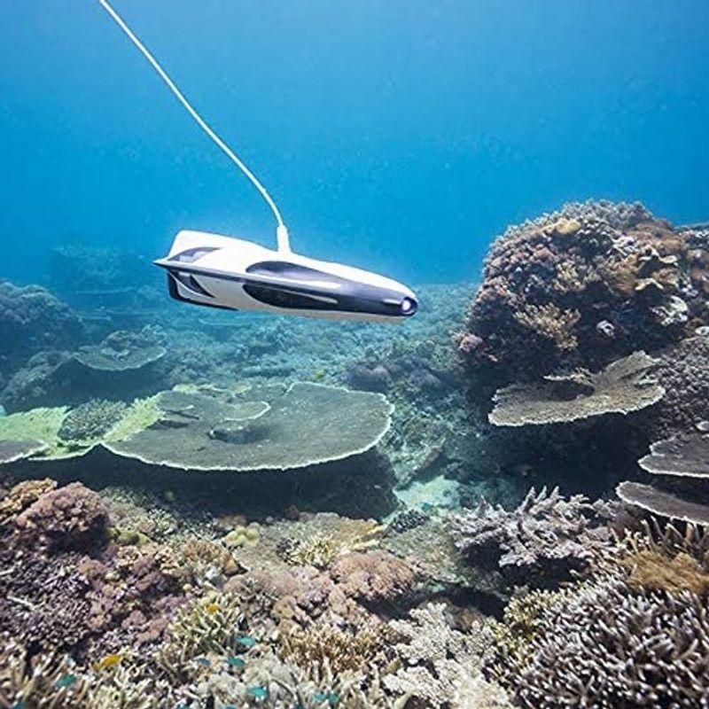 【値下げ⭕️】 国内限定版PowerVision PowerRay 水中ドローン カメラ /4K/ボート/フィッシング/ダイビング ホワイト PRE10(J 【PE1740750231】(62870円)