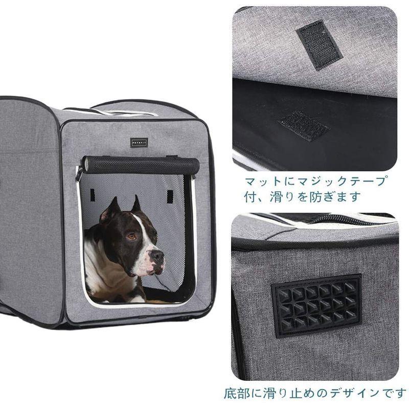 Petsfit ペットハウス 折りたたみ ペットソフトケージ 小中大型犬 猫 小動物 ポータブルケージ 屋内屋外用 アウトドア 旅行 外泊 ペットハウス 折りたたみ ペットソフトケージ 小中大型犬 猫 小動物 ポータブルケージ 屋内屋外用 アウトドア 旅行 外泊