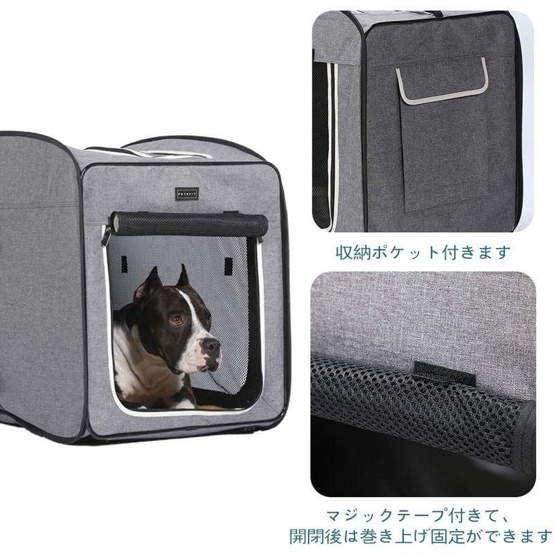 Petsfit ペットハウス 折りたたみ ペットソフトケージ 小中大型犬 猫 小動物 ポータブルケージ 屋内屋外用 アウトドア 旅行 外泊 ペットハウス 折りたたみ ペットソフトケージ 小中大型犬 猫 小動物 ポータブルケージ 屋内屋外用 アウトドア 旅行 外泊