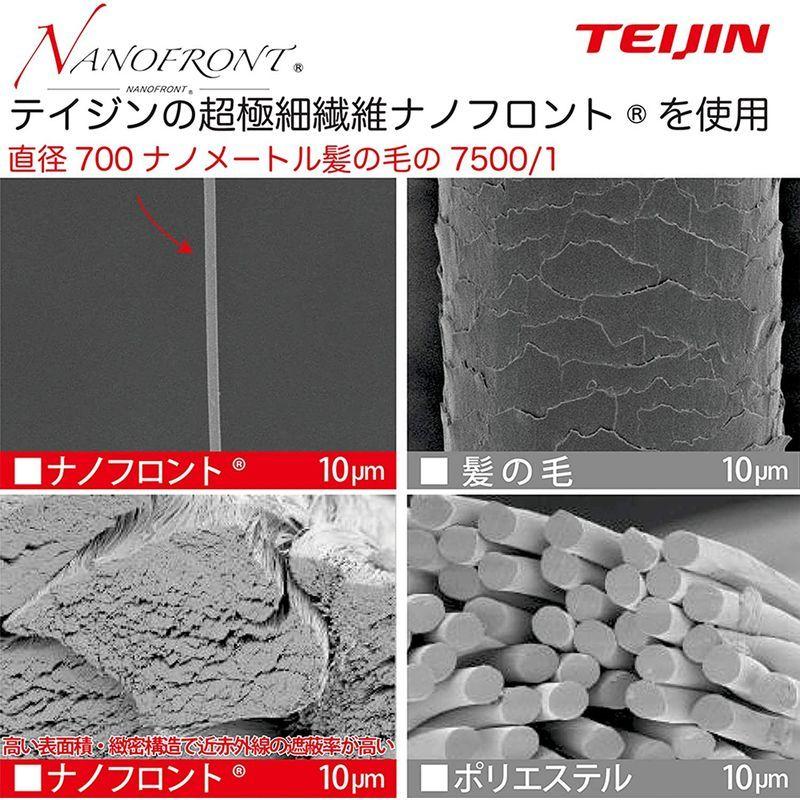 テイジン ナノフロント? 折りたたみ日傘 遮熱 UVカット 遮光 国内トップクラスの効果 ネイビー ナノフロント 折りたたみ日傘 遮熱 UVカット 遮光 国内トップクラスの効果 ネイビー 　