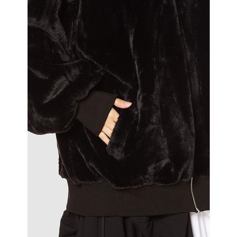 アンコロック ankoROCK ブルゾン メンズ 中綿 ジャケット ダウン レディース 長袖 ビッグ ショートファーブルゾン ブラック on ankoROCK ブルゾン メンズ 中綿 ジャケット ダウン レディース 長袖 ビッグ ショートファーブルゾン ブラック on