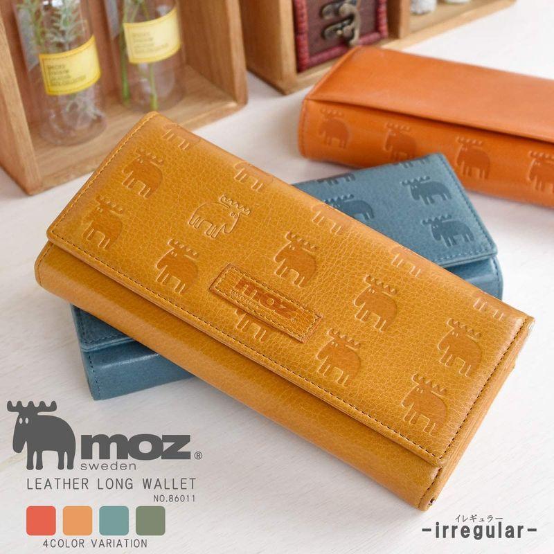 モズ moz 長財布 レディース 本革 大容量 フラップ ロングウォレット NO.86011 (キャメル) moz 長財布 レディース 本革 大容量 フラップ ロングウォレット NO キャメル レザー