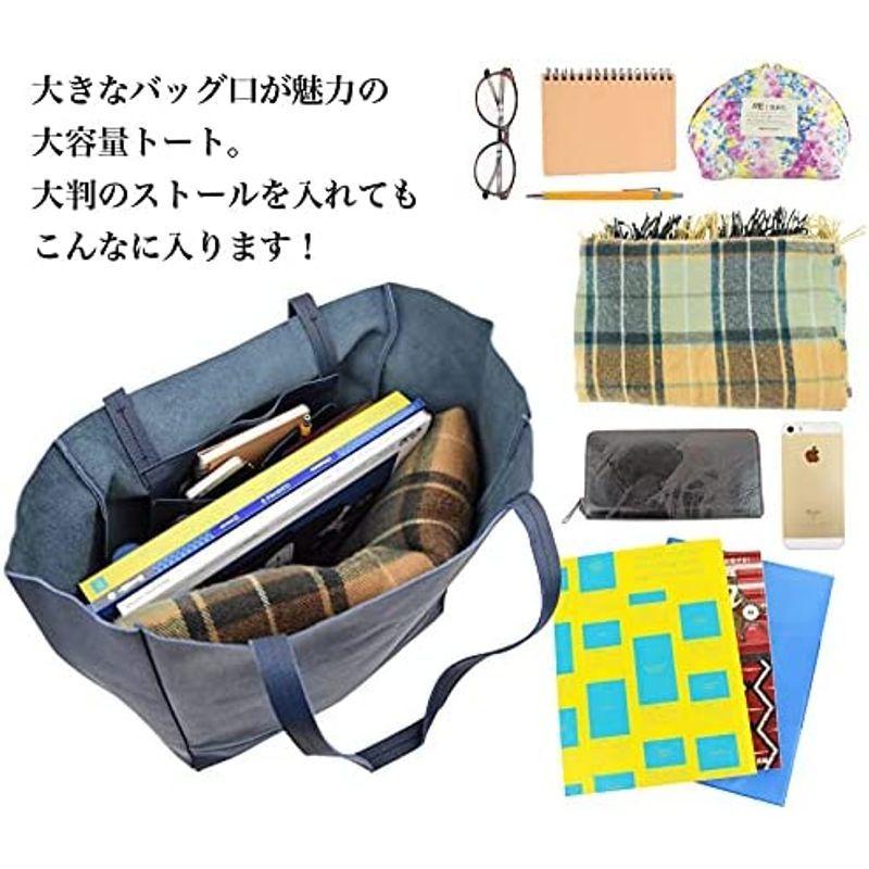 アクアレザー 本革 トートバッグ 洗える 無地 キャンバス レザー レディース ブラック レザー トートバッグ 本革 洗える 無地 キャンバス レディース ブラック 　