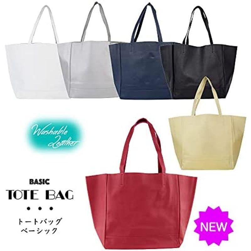 アクアレザー 本革 トートバッグ 洗える 無地 キャンバス レザー レディース ブラック レザー トートバッグ 本革 洗える 無地 キャンバス レディース ブラック 　
