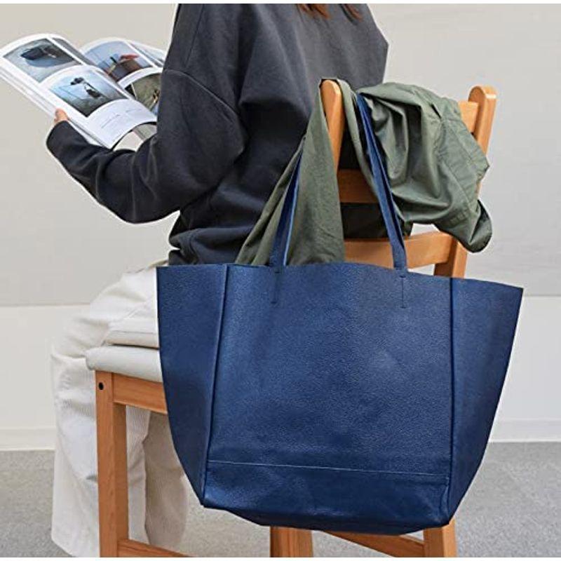 アクアレザー 本革 トートバッグ 洗える 無地 キャンバス レザー レディース ブラック レザー トートバッグ 本革 洗える 無地 キャンバス レディース ブラック 　