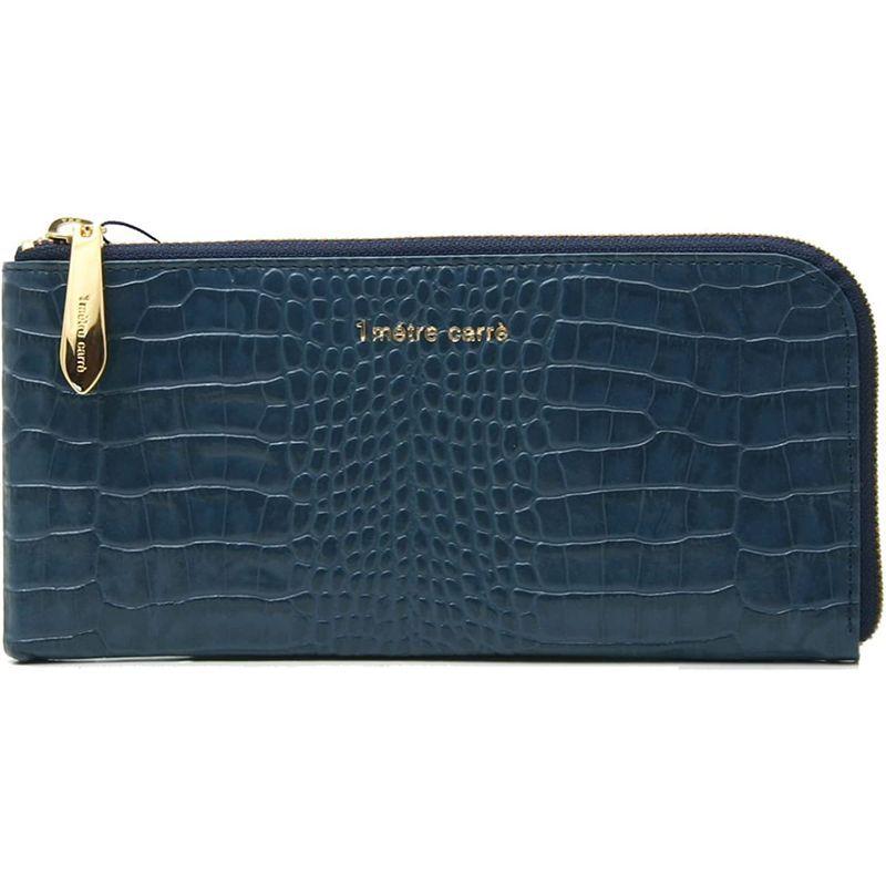 アンメートルキャレ 長財布 1metre carre 薄型 L字ファスナー SC30652 (ネイビー) 長財布 1metre carre 薄型 L字ファスナー SC30652 ネイビー 　