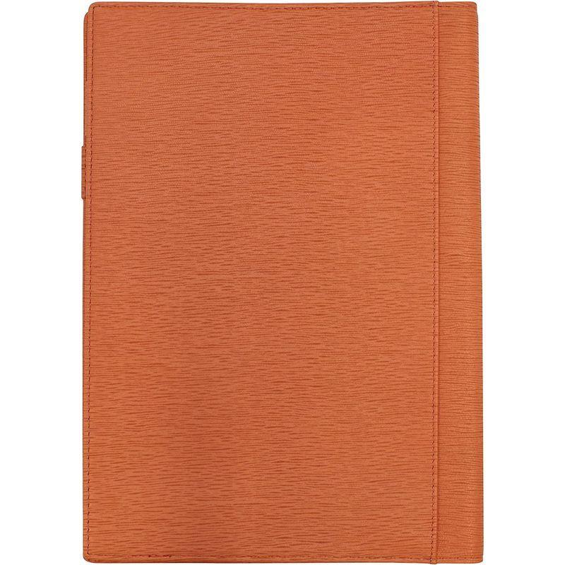 B5 キャロル ダイアリーカバー/ノートカバー 本革（羊革）キャロット 8178-041 キャロル ダイアリーカバー/ノートカバー 本革 羊革 キャロット