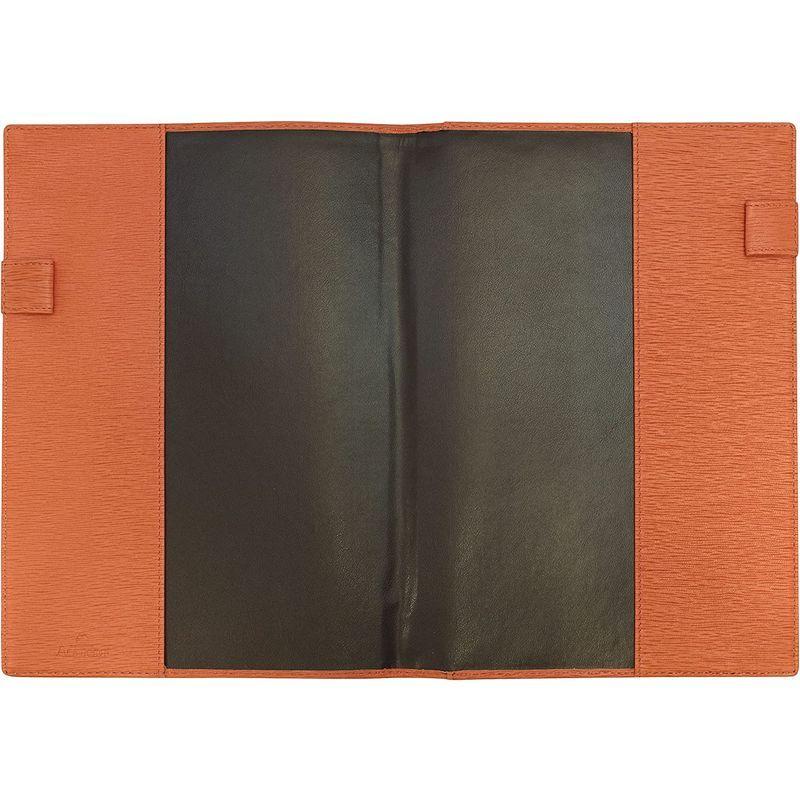 B5 キャロル ダイアリーカバー/ノートカバー 本革（羊革）キャロット 8178-041 キャロル ダイアリーカバー/ノートカバー 本革 羊革 キャロット