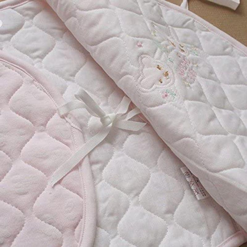 【新登場】 コットンスムース 日本製 出産準備3点セット ドレス・アフガン・ベスト ピンク 【1724692446】(10286円)