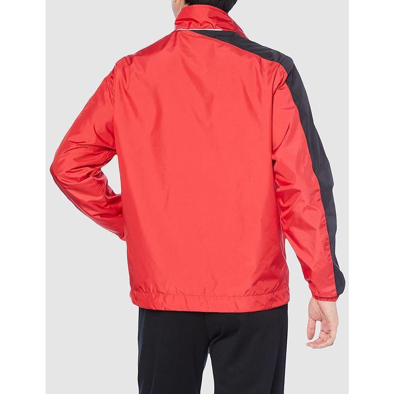 デサント ウインドブレーカー 耐久はっ水 耐水性 吸放湿 防風 トレーニング ランニング DTM-3550 メンズ レッド/ブラック 4L 5cm SIZE 肩幅 袖丈 身幅 着丈 ウインドブレーカー 耐久はっ水 耐水性 吸放湿 防風 トレーニング ランニング DTM メンズ レッド/ブラック 4L 61cm 65cm ポリエステル