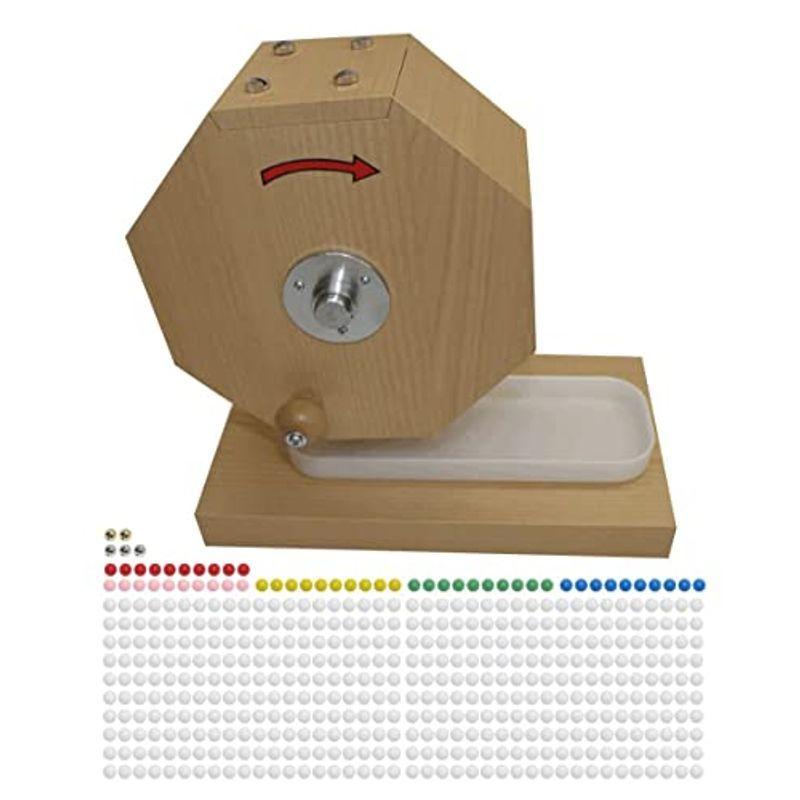 300球用大当りガラポン抽選器 抽選球255球セット 木製