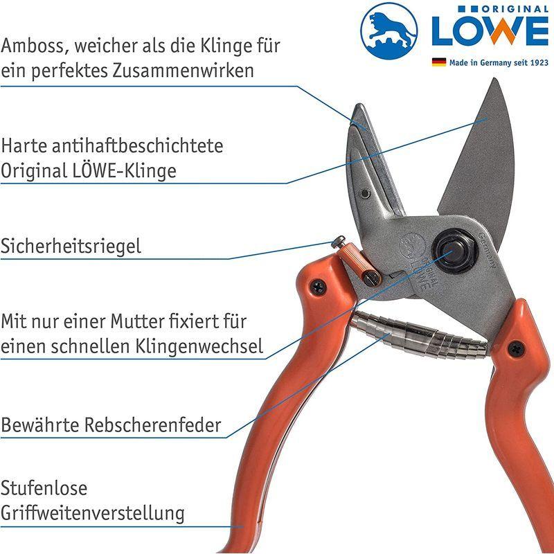 LOWE ライオン 剪定鋏 強力型 アンビル式 6104 LOWE ライオン 剪定鋏 強力型 アンビル式