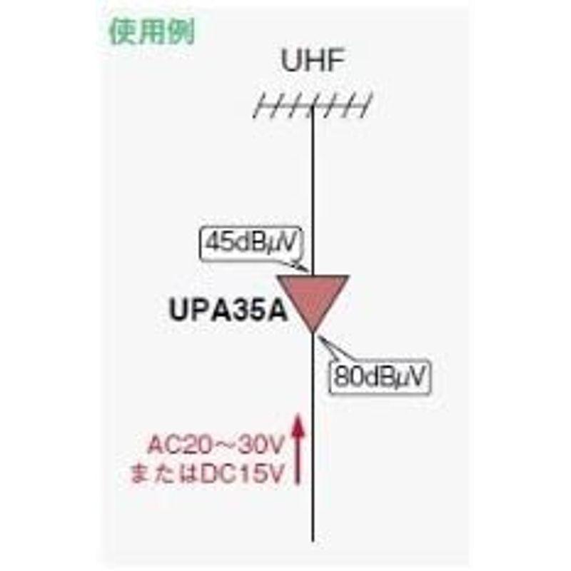 最安値❕ マスプロ UHFプリアンプ 35dB型 UPA35A 【GMS8829815562】(31891円)