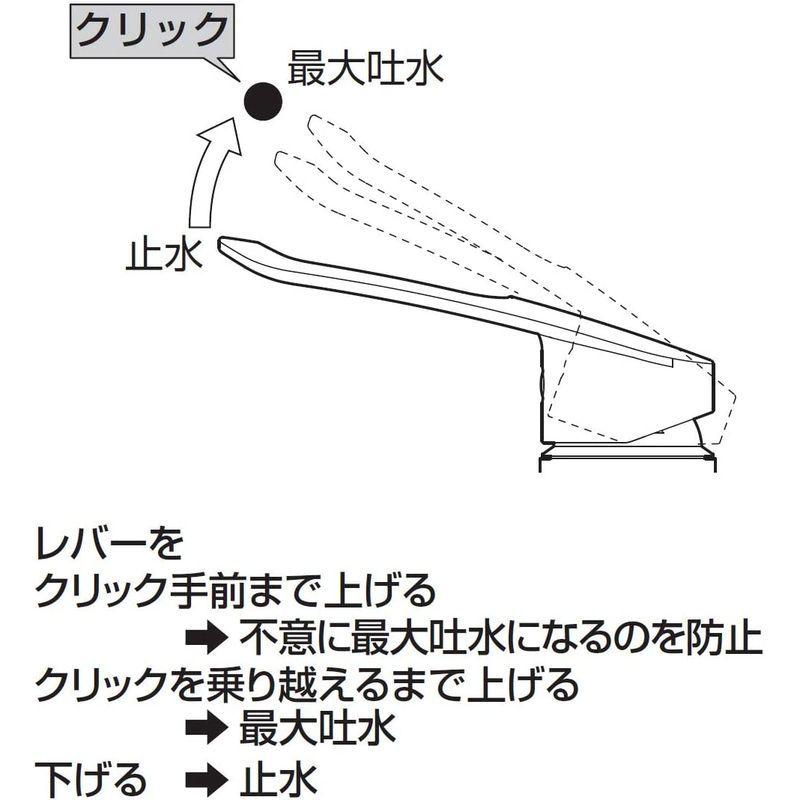 魅了SANEI キッチン用 シングル混合栓 上向きパイプ エコ 節約 K1712EA