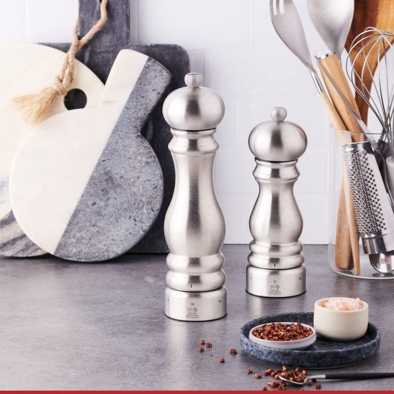 プジョー PEUGEOT ミル ソルトミル 粗さ調節 ステンレス 18cm シルバー パリ ユーセレクト 32487 ステンレス PEUGEOT ミル ソルトミル 粗さ調節 18cm シルバー パリ ユーセレクト サイズ