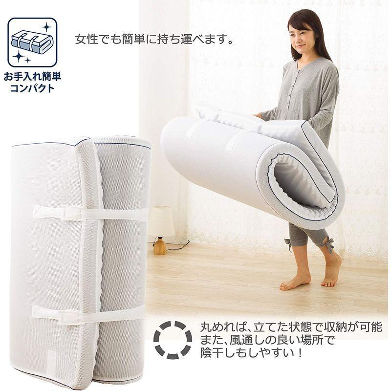 東京西川 SEVENDAYS 高弾性 マットレス ハード シングル 凹凸構造 ムレにくい セブンデイズ 一人暮らし 新生活 HC082585 SEVENDAYS 高弾性 マットレス ハード シングル 凹凸構造 ムレにくい セブンデイズ 一人暮らし 新生活 HC082585 サイズ