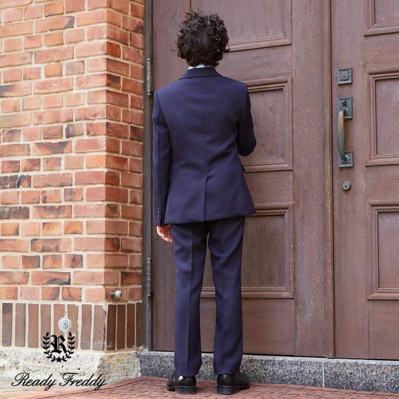 Ready Freddy(レディフレディ) 卒業式 男の子 フォーマル レジメンタルタイ ベーシック スーツ セット 5901-5602 ( Freddy レディフレディ 卒業式 男の子 フォーマル レジメンタルタイ ベーシック スーツ セット ジャケット
