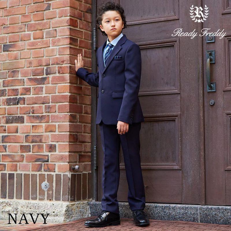 Ready Freddy(レディフレディ) 卒業式 男の子 フォーマル レジメンタルタイ ベーシック スーツ セット 5901-5602 ( Freddy レディフレディ 卒業式 男の子 フォーマル レジメンタルタイ ベーシック スーツ セット ジャケット