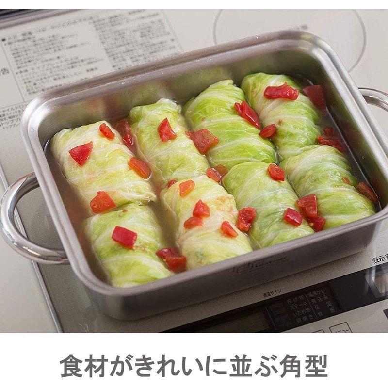 ビタクラフト 両手鍋 IH対応 ダブルグリル レシピ付き 燻製器 蒸し器にも 3900 シルバー 両手鍋 IH対応 ダブルグリル レシピ付き 燻製器 蒸し器にも シルバー サイズ 浅グリル 全長35 深グリル 0cm 内径 横 0× 縦