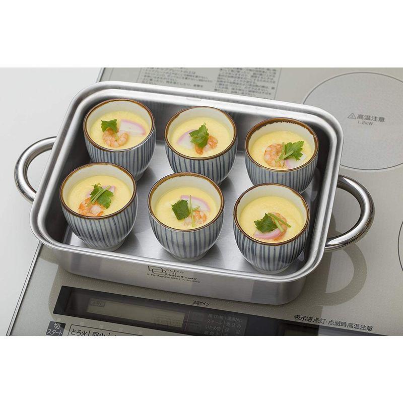 ビタクラフト 両手鍋 IH対応 ダブルグリル レシピ付き 燻製器 蒸し器にも 3900 シルバー 両手鍋 IH対応 ダブルグリル レシピ付き 燻製器 蒸し器にも シルバー サイズ 浅グリル 全長35 深グリル 0cm 内径 横 0× 縦