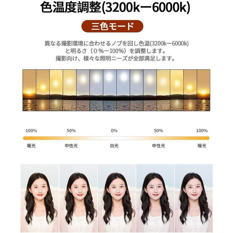 LEDリングライト14インチ/35CM 撮影ビデオライト補助光 3000K-6500K調光可能 34W 角度調節 360° /リモコン付き/ 撮影ビデオライト補助光 3000K 6500K調光可能 34W 角度調節 /リモコン付き/