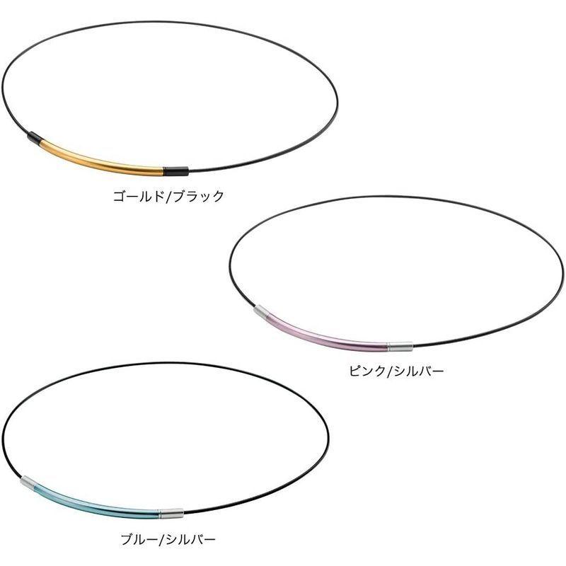 phiten(ファイテン) ネックレス RAKUWAネック ワイヤー EXTREME ラウンド ブルー/シルバー 50cm ブルー/シルバー ファイテン ネックレス RAKUWAネック ワイヤー EXTREME ラウンド 50cm サイズ