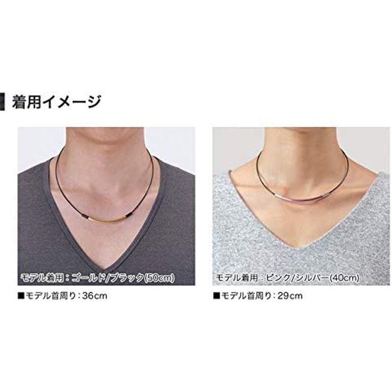 phiten(ファイテン) ネックレス RAKUWAネック ワイヤー EXTREME ラウンド ブルー/シルバー 50cm ブルー/シルバー ファイテン ネックレス RAKUWAネック ワイヤー EXTREME ラウンド 50cm サイズ