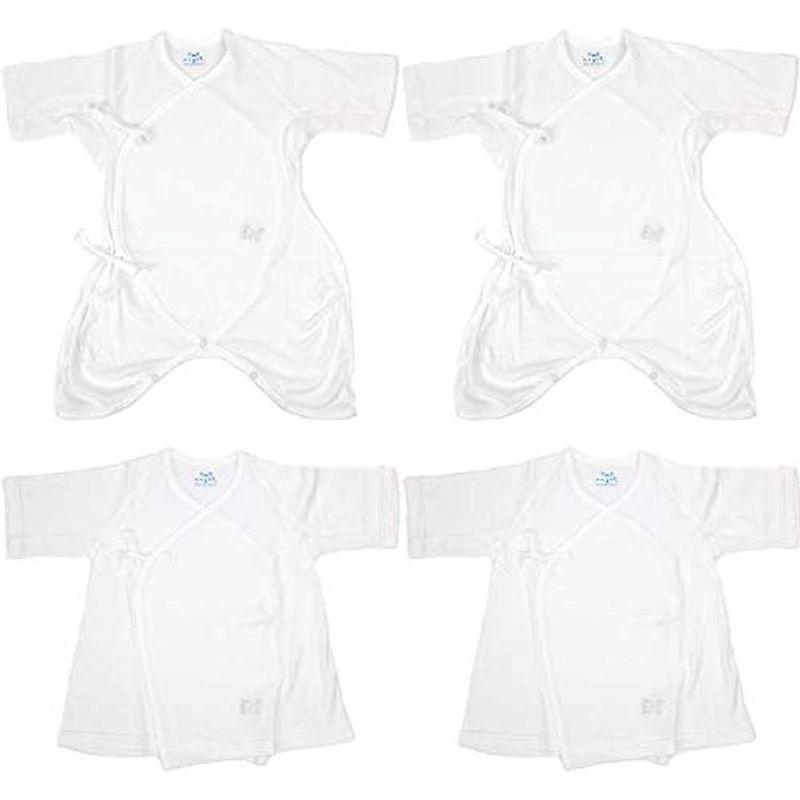 おすすめ品 エンゼル ベビー 短肌着 コンビ肌着 4枚セット 脇メッシュタイプ 新生児肌着 日本製 出産準備 出産祝い 50 70ｃｍ 綿100 通年 公式激安通販 Internship Diginationmea Com