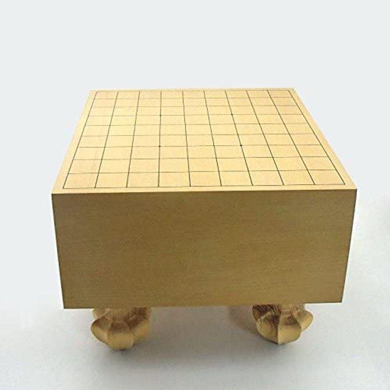 高評価続出！ 堂々のフル将棋盤3点セット 常識を破ったエコ足付将棋盤５寸と木製白椿上彫将棋駒に駒台付 【JSB7511552021】(27130円)