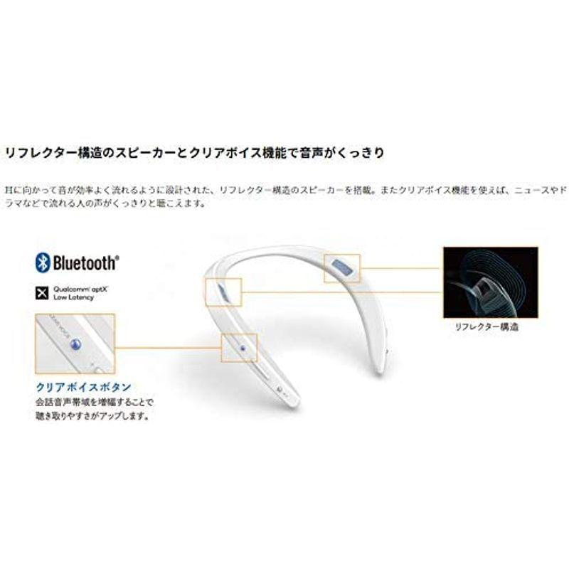 シャープ Bluetooth送信機同梱 テレビ用ワイヤレススピーカー（ホワイト）生活防水（IPX4相当）対応AQUOSサウンドパートナー A Bluetooth送信機同梱 テレビ用ワイヤレススピーカー ホワイト 生活防水 IPX4相当 対応AQUOSサウンドパートナー 本体 送信機