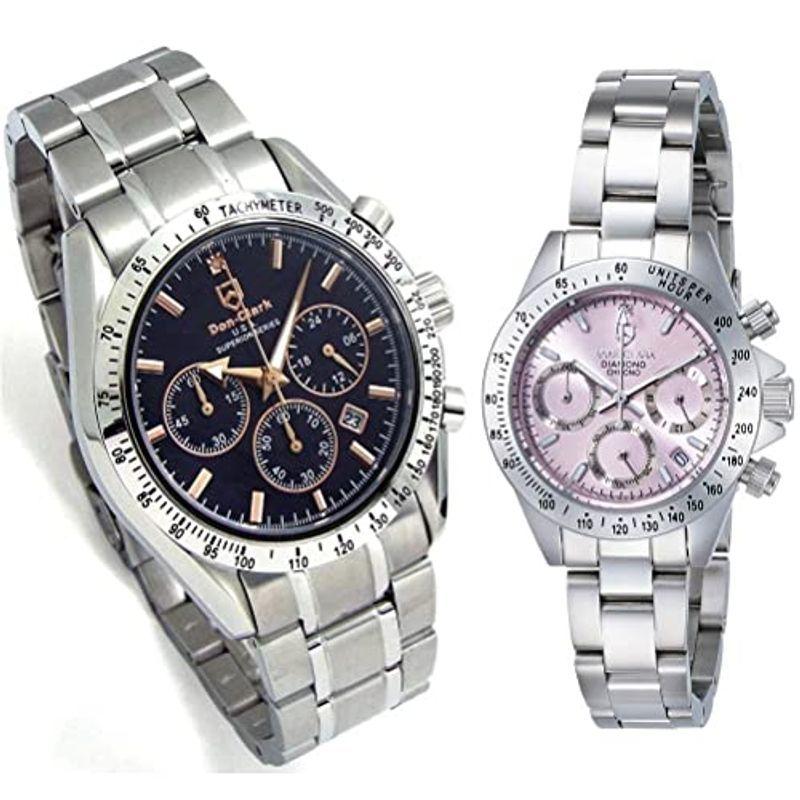 限定モデル ペアウォッチ ［ダンクラーク］［アンクラーク］Don & Anne Clark 高性能タキメーター クロノグラフ 国産日本製ムー