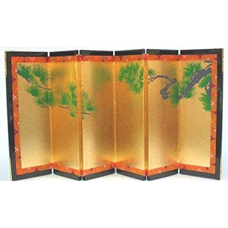 屏風(金屏風) 雛人形・お雛様用・ディスプレイ・結納用 金屏風・9号松柄/高さ27cm 金屏風 雛人形 お雛様用 ディスプレイ 結納用 9号松柄/高さ27cm 　 サイズ