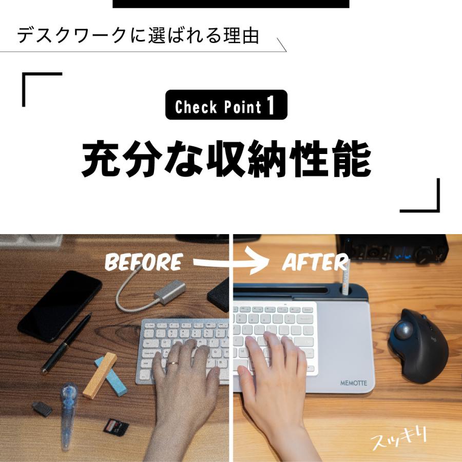 MEMOTTE (メモッテ）マルチ収納ボード ホワイトボード 収納ケース テレワーク オンライン学習 在宅勤務 在宅ワーク インテリア 片づけ |  | 07