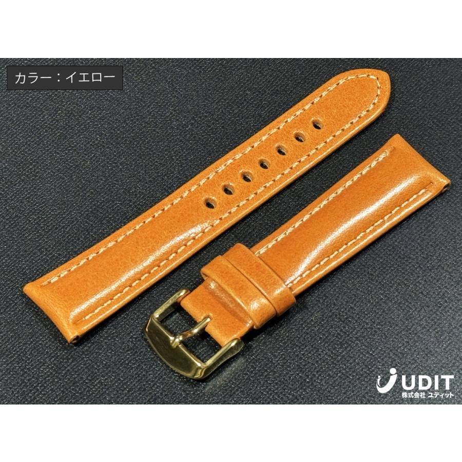 ラグ幅18mm 20mm 21mm 22mm コードバン本革 腕時計レザーベルト ライト