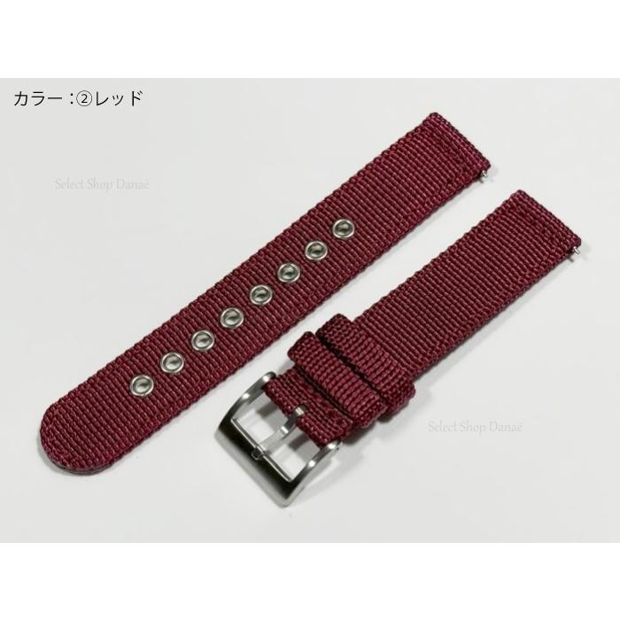 18mm 20mm 22mm 24mm 分割NATOベルト 腕時計ストラップ 腕時計ベルト