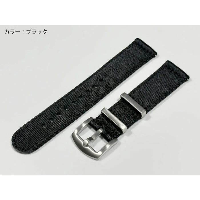 分割NATOストラップ 高品質 腕時計ベルト 20mm 22mm ファブリック 軽量