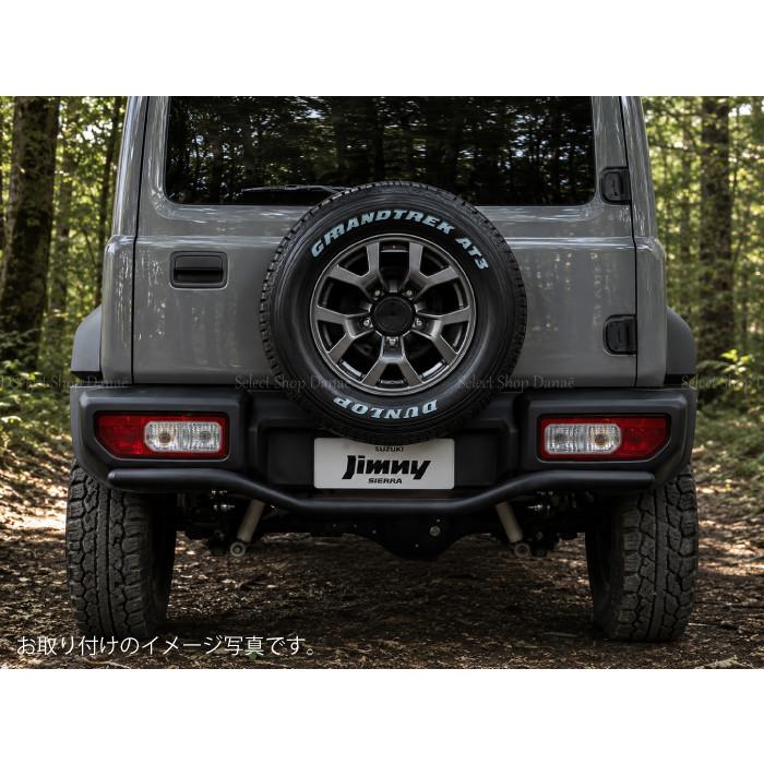 ジムニーJB64 JB74専用フロントパイプバンパー と リアバンパー2個セット ジムニー専用 JB64JB74JC74 リアアンダーガードバンパー 純正バンパー
