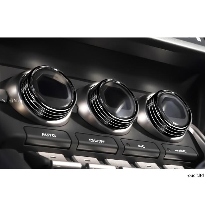 送料無料 BRZ GR86用 ZD8 ZN8 高品質 エアコンスイッチダイアルリング