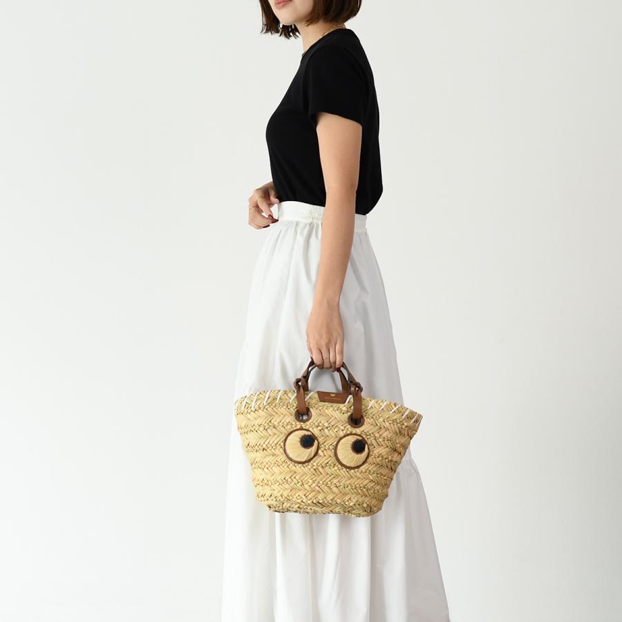 ANYA HINDMARCH アニヤ ハインドマーチ かごバッグ Small Paper Eyes  