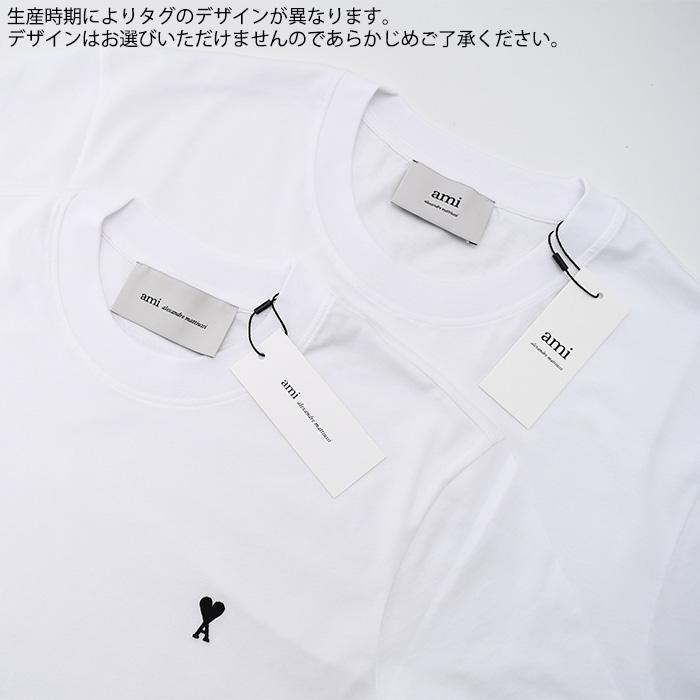 【5％OFF】AMI ALEXANDRE MATTIUSSI AMI DE COEUR AMI PARIS アミパリス Tシャツ ライトコットンジャージー HTS346 724 レディース 爆買の画像