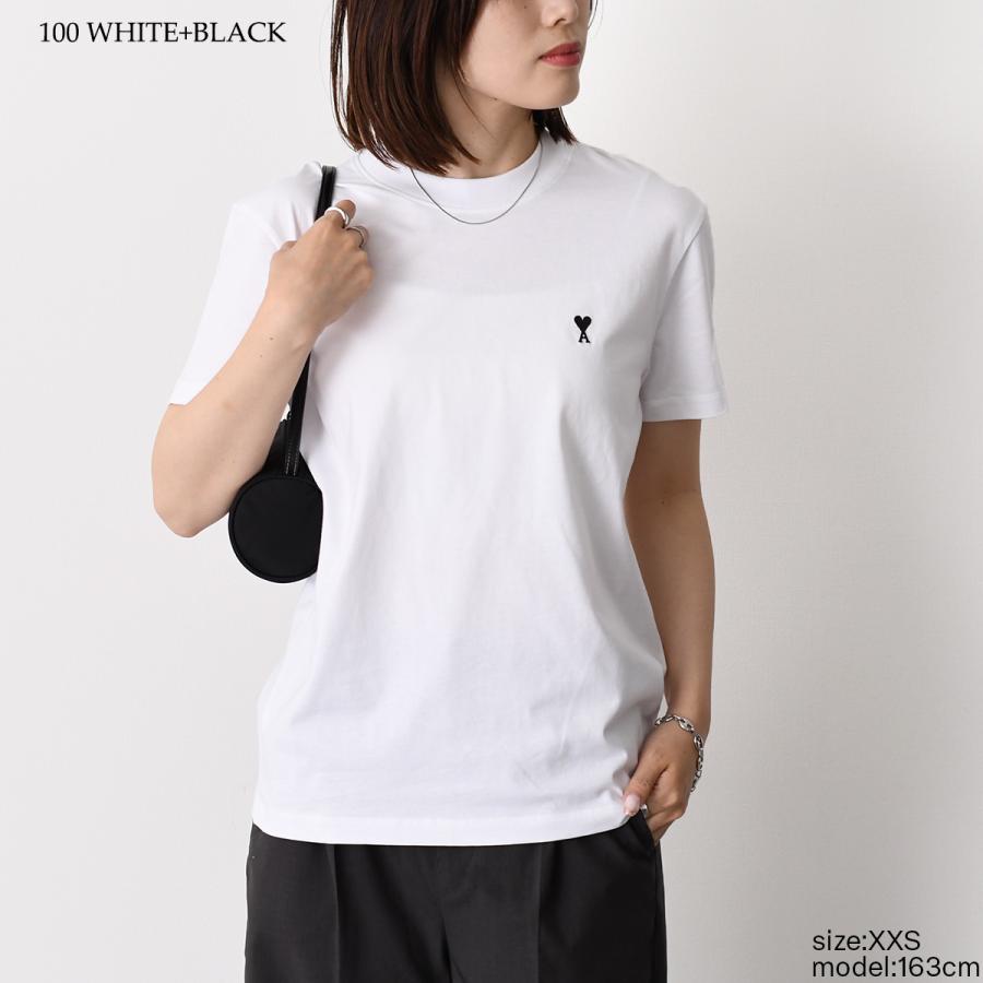 【5％OFF】AMI ALEXANDRE MATTIUSSI AMI DE COEUR AMI PARIS アミパリス Tシャツ ライトコットンジャージー HTS346 724 レディース 爆買の画像
