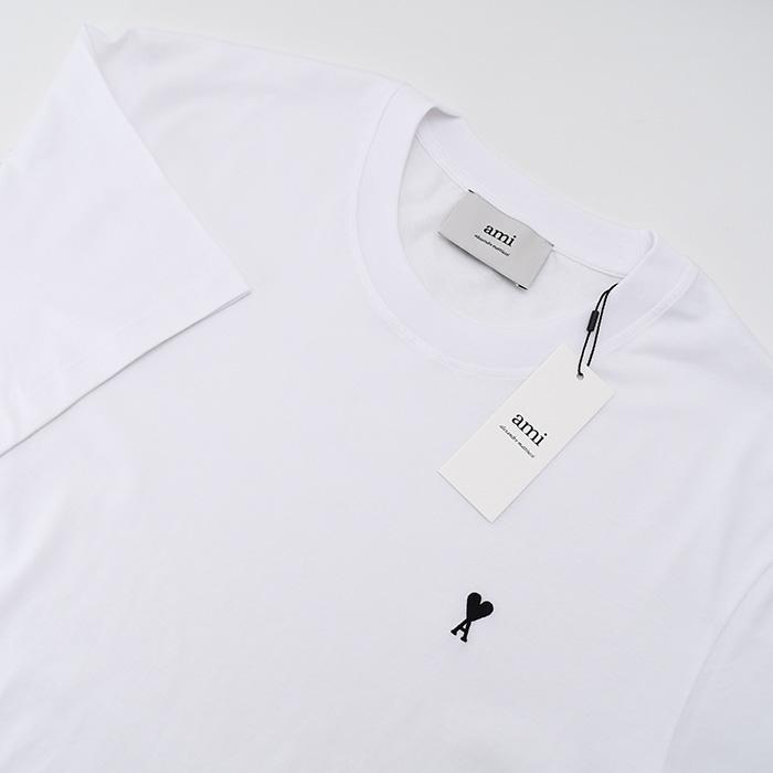 【5％OFF】AMI ALEXANDRE MATTIUSSI AMI DE COEUR AMI PARIS アミパリス Tシャツ ライトコットンジャージー HTS346 724 レディース 爆買の画像