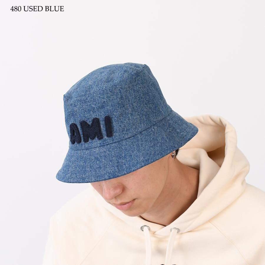 AMI Paris バケットハット デニム AMI Alexandre Mattiussi ALEXANDRE MATTIUSSI アミ パリス